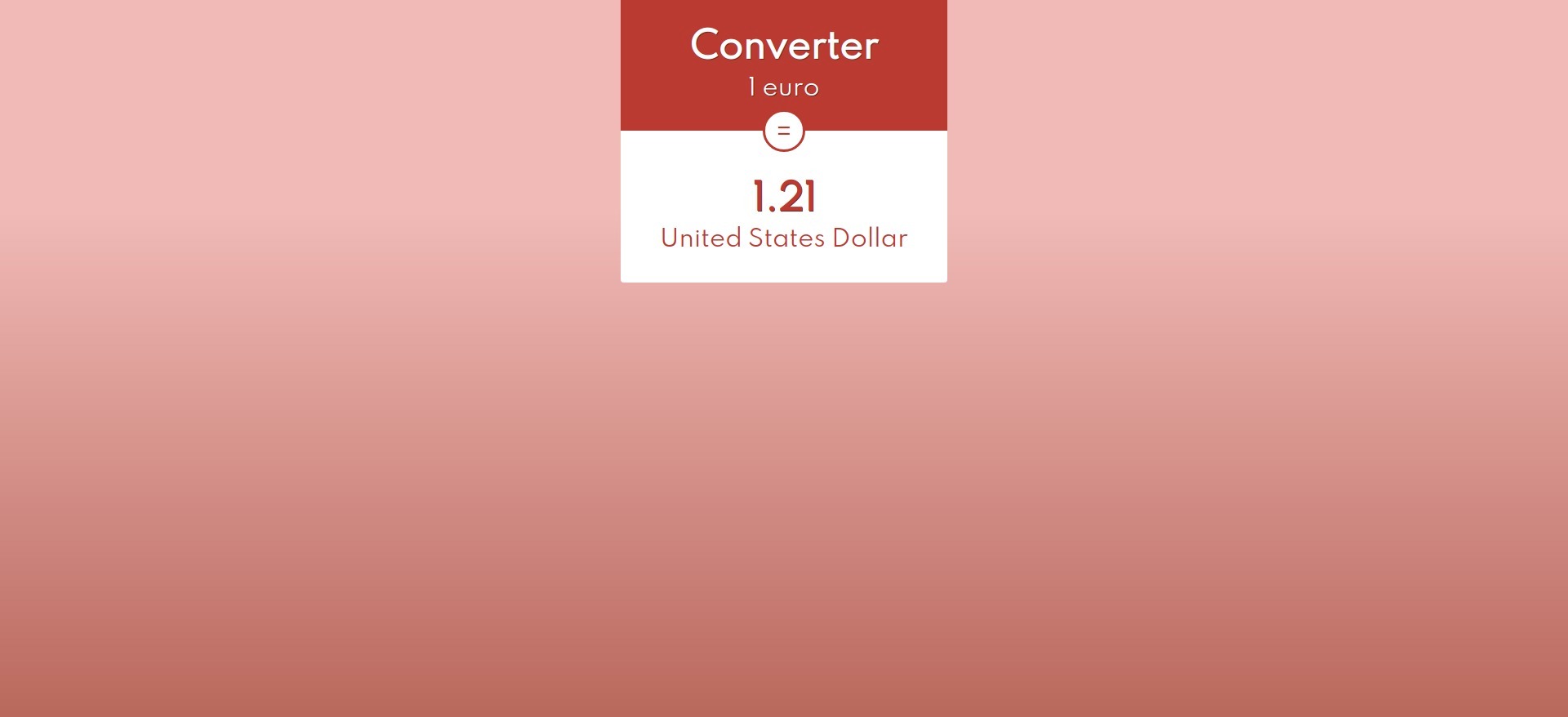 Currency converter